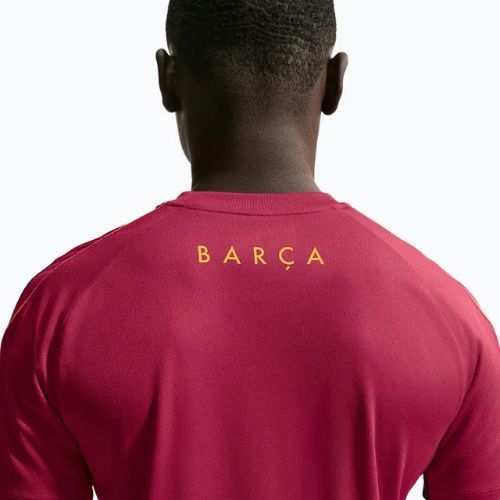 Maglietta da calcio da uomo Nike FC Barcelona Strike Soccer Dri-Fit noble red/blackened blue/mineral yellow