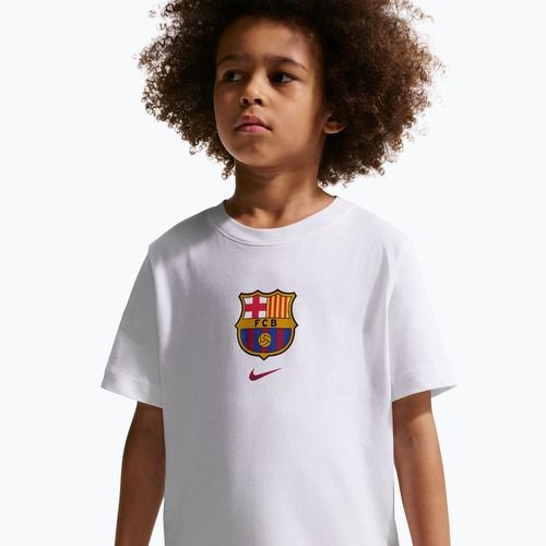 Maglietta per bambini Nike FC Barcelona Soccer white
