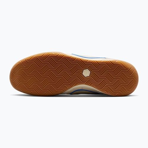 Scarpe da calcio da uomo Nike Tiempo Streetgato PRM IC coconut milk/gum medium brown/blue crystal
