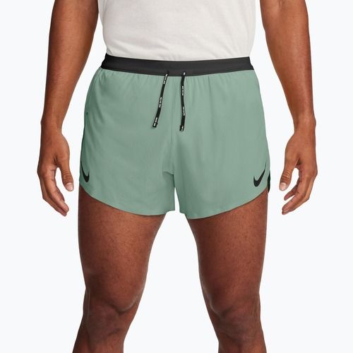 Pantaloncini da corsa da uomo Nike AeroSwift Dri-Fit ADV 4" steam/black