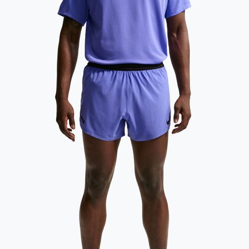 Pantaloncini da corsa da uomo Nike AeroSwift Dri-Fit ADV 4" sapphire/black