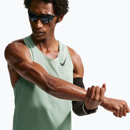 Maglietta da corsa da uomo Nike AeroSwift Dri-Fit ADV steam/black