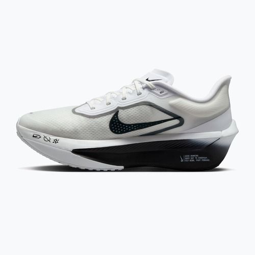 Scarpe da running da uomo Nike Zoom Fly 6 white/smoke grey/metallic silver/black