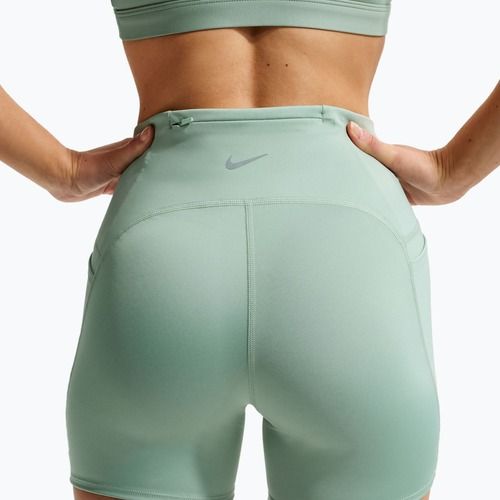 Pantaloncini da corsa da donna Nike Swift High-Waisted 4" steam