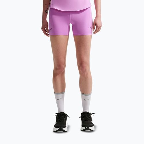 Pantaloncini da corsa da donna Nike Swift High-Waisted 4" light magenta