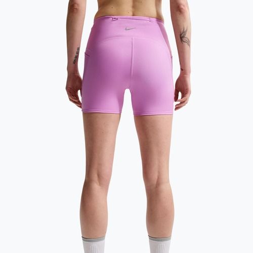 Pantaloncini da corsa da donna Nike Swift High-Waisted 4" light magenta
