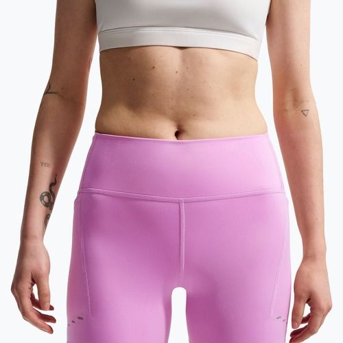Pantaloncini da corsa da donna Nike Swift High-Waisted 4" light magenta