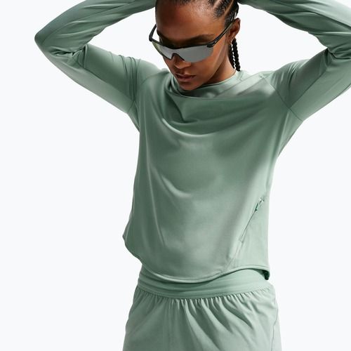 Pantaloncini da corsa da donna Nike Swift Mid-Rise 2in1 steam/mineral slate