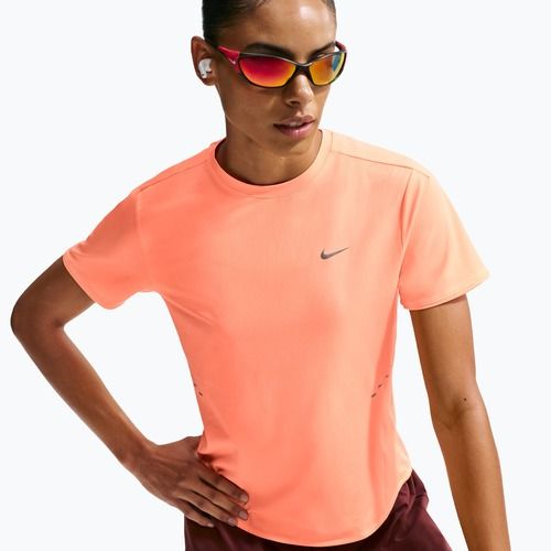 Maglietta da corsa da donna Nike Swift Dri-Fit orange pulse