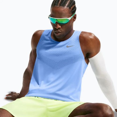 Maglietta da corsa da uomo Nike Stride Dri-Fit ADV royal pulse