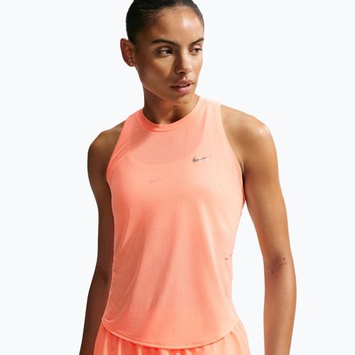Maglietta da corsa da donna Nike Swift Breathe Dri-Fit orange pulse/photon dust