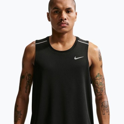 Maglietta da corsa da uomo Nike Miler Dri-Fit black
