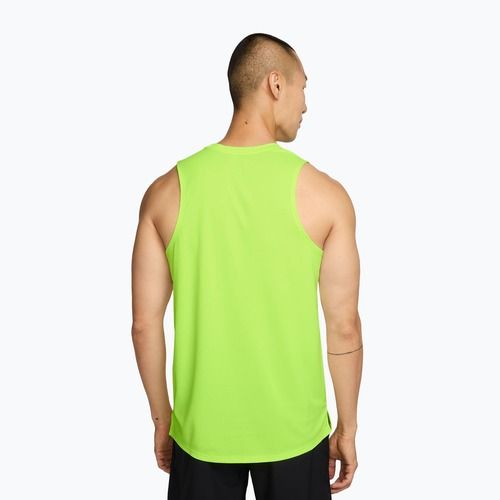 Maglietta da corsa da uomo Nike Miler Dri-Fit volt ice