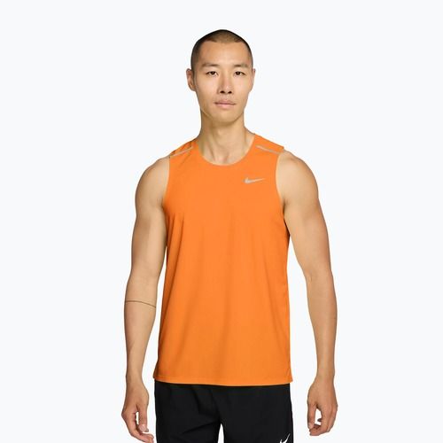 Maglietta da corsa da uomo Nike Miler Dri-Fit total orange