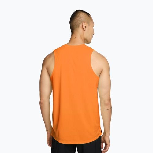 Maglietta da corsa da uomo Nike Miler Dri-Fit total orange