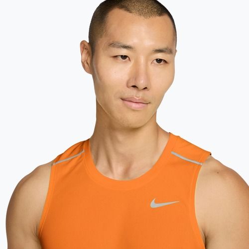 Maglietta da corsa da uomo Nike Miler Dri-Fit total orange