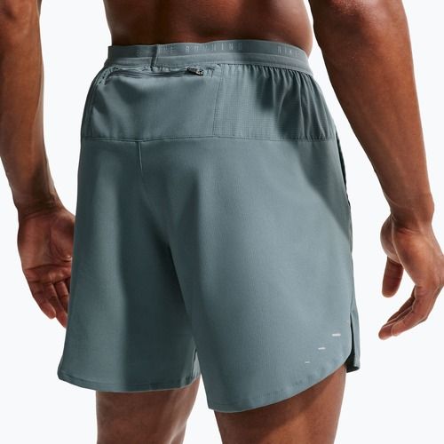Pantaloncini da corsa da uomo Nike Stride Dri-Fit 2in1 7" mineral slate