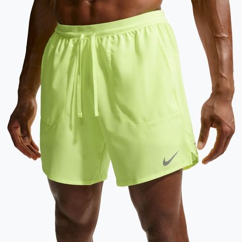 Pantaloncini da corsa da uomo Nike Stride Dri-Fit 2in1 7" volt ice