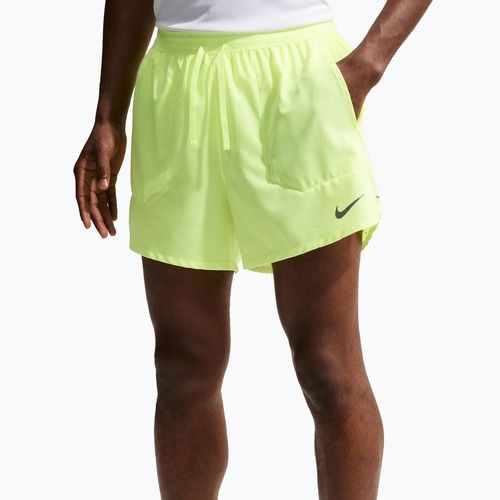 Pantaloni corti da uomo Nike Stride Dri-Fit foderati 5" volt ice