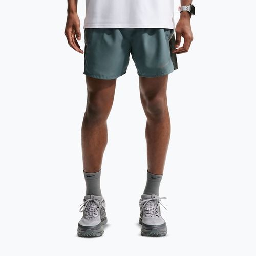 Pantaloncini da corsa da uomo Nike Miler Dri-Fit 2in1 5" mineral slate