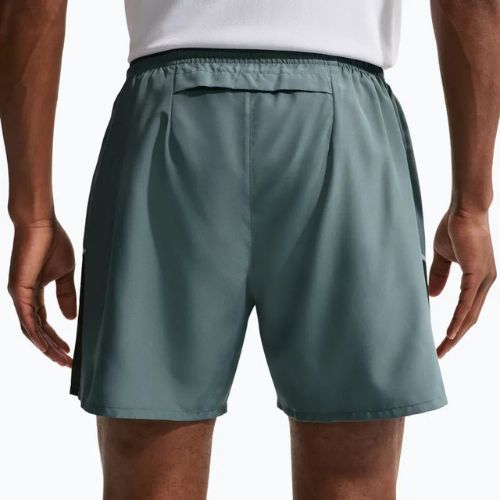 Pantaloncini da corsa da uomo Nike Miler Dri-Fit 2in1 5" mineral slate