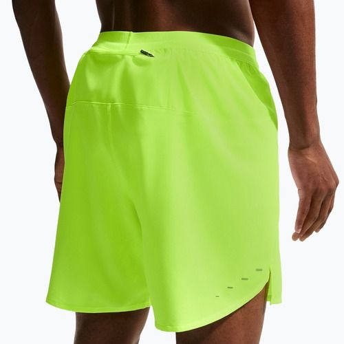 Pantaloncini da corsa da uomo Nike Stride Dri-Fit Brief-Lined 7" volt ice