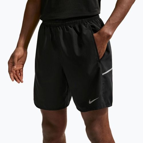 Pantaloncini da corsa da uomo Nike Miler Dri-Fit 2in1 7" black/black