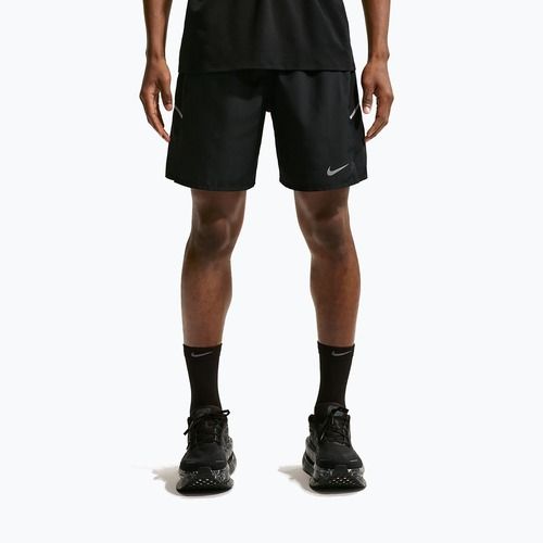Pantaloncini da corsa da uomo Nike Miler Dri-Fit 2in1 7" black/black