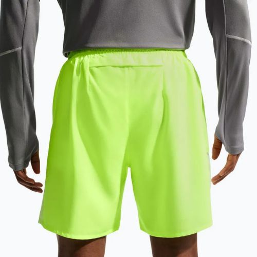 Pantaloncini da corsa da uomo Nike Miler Dri-Fit 2in1 7" volt ice/barely volt