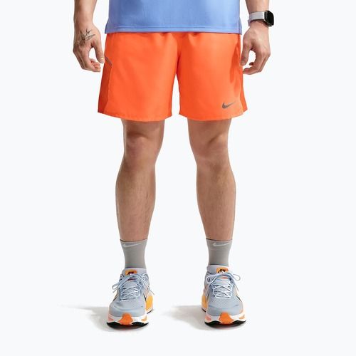 Pantaloncini da corsa da uomo Nike Miler Dri-Fit 2in1 7" total orange