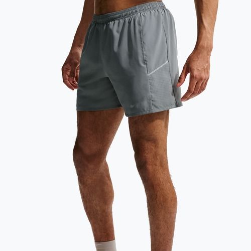 Pantaloncini da uomo Nike Miler Dri-Fit Brief Lined 5" smoke grey/smoke grey