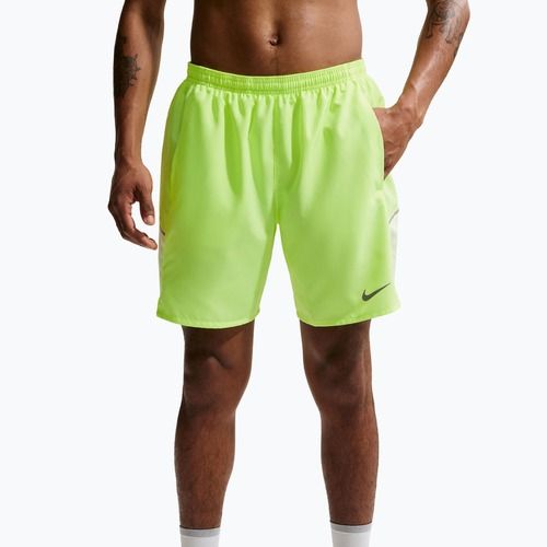 Pantaloncini da corsa da uomo Nike Miler Dri-Fit Brief Lined7" volt ice/barely volt
