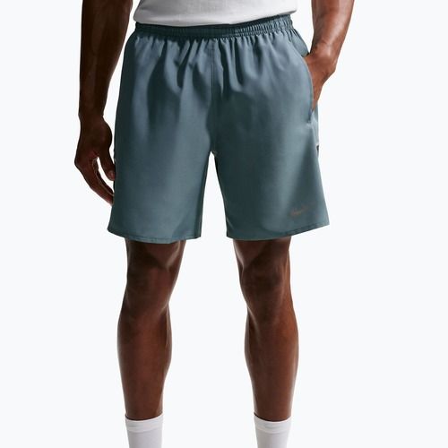 Pantaloncini da corsa da uomo Nike Miler Dri-Fit Brief Lined7" mineral slate