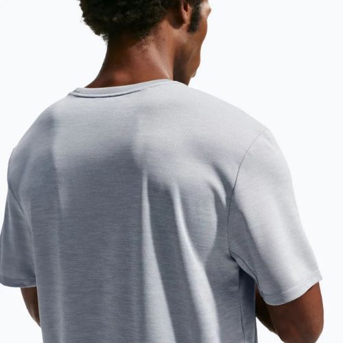 Maglietta da corsa da uomo Nike Miler Dri-Fit UV grey fog/particle grey