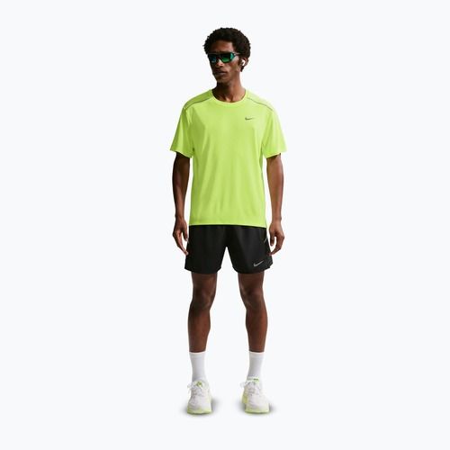 Maglietta da corsa da uomo Nike Miler Dri-Fit UV volt ice