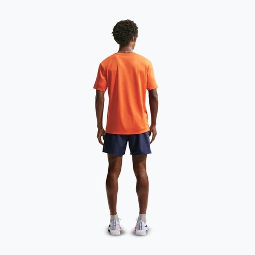 Maglietta da corsa da uomo Nike Miler Dri-Fit UV safety orange