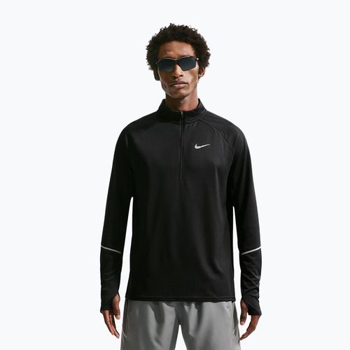 Felpa da running da uomo Nike Miler Dri-Fit UV 1/2 Zip black
