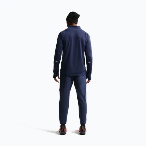 Felpa da running da uomo Nike Miler Dri-Fit UV 1/2 Zip midnight navy