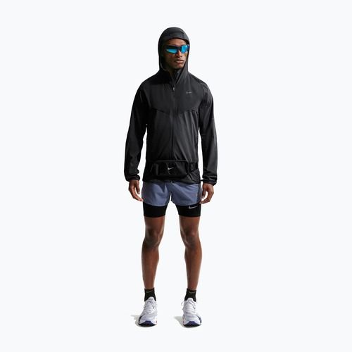 Giacca da corsa da uomo Nike Stride Dri-Fit black/off noir/black/black