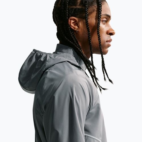 Giacca da corsa da uomo Nike Miler Repel UV smoke grey/smoke grey