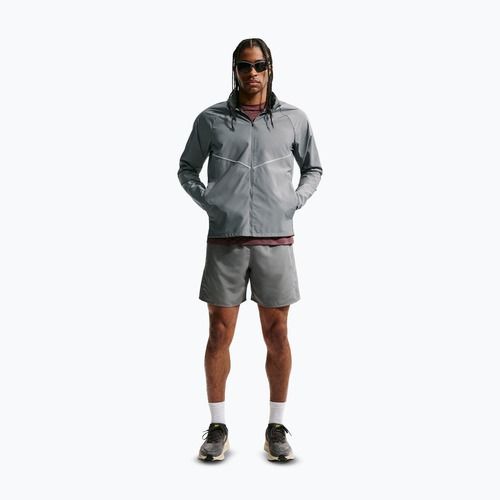 Giacca da corsa da uomo Nike Miler Repel UV smoke grey/smoke grey