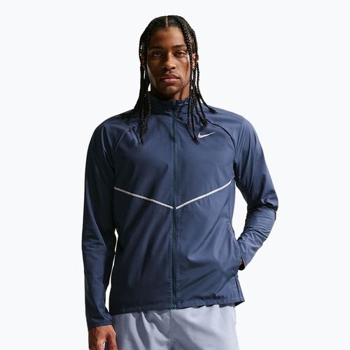 Giacca da corsa da uomo Nike Miler Repel UV midnight navy