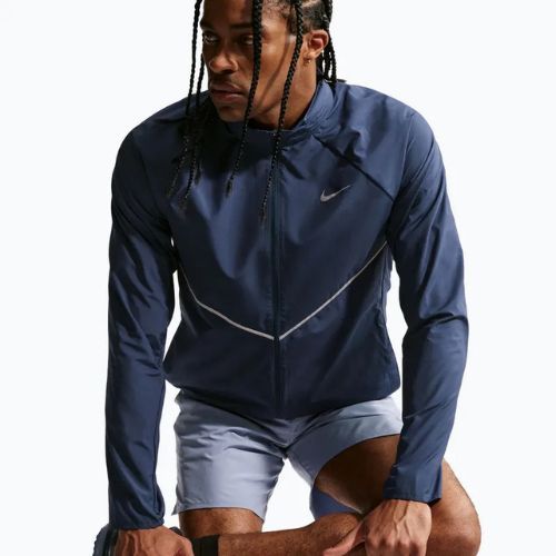 Giacca da corsa da uomo Nike Miler Repel UV midnight navy