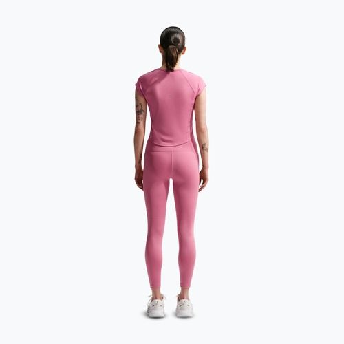Maglietta da corsa da donna Nike Swoosh Run Dri-Fit peony/photon dust/white
