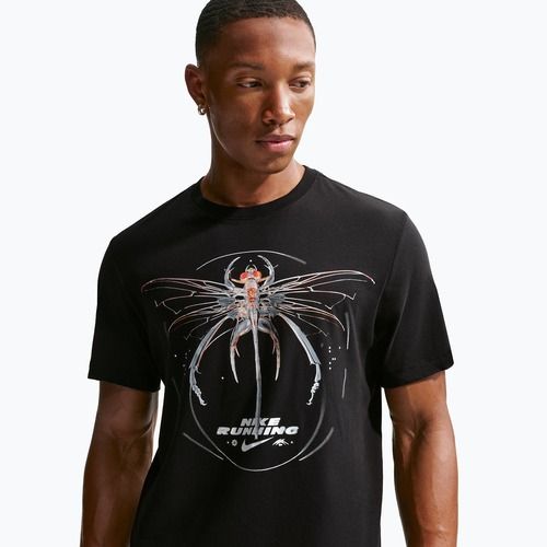 Maglietta da corsa da uomo Nike Dri-Fit Running black