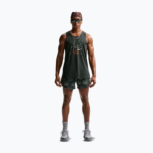 Pantaloncini da corsa da uomo Nike Stride Dri-Fit Brief Lined 5" black spruce