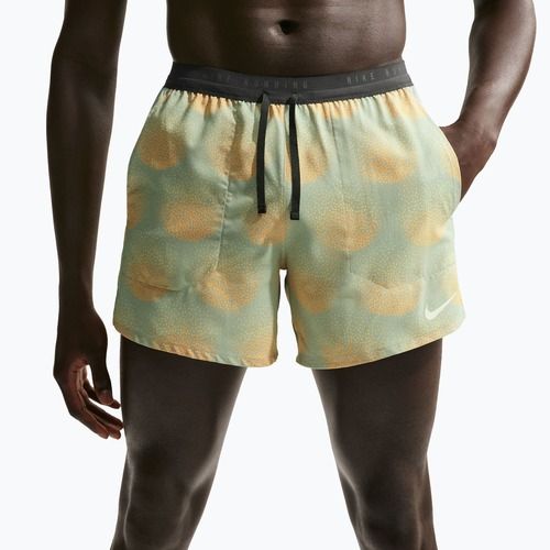 Pantaloncini da corsa da uomo Nike Stride Dri-Fit Brief Lined 5" jade horizon