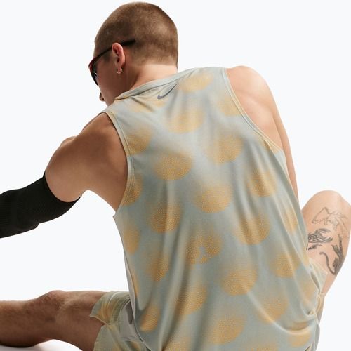 Maglietta da corsa da uomo Nike Stride Dri-Fit ADV jade horizon/linen