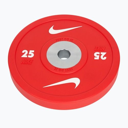 Carico paraurti Nike Strength Pro Urethane Bumper Plates 25 kg red/white