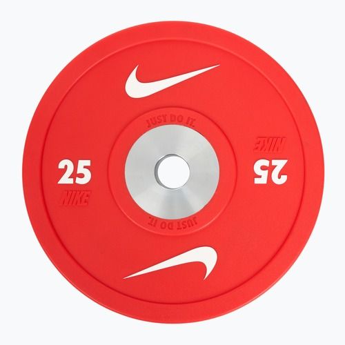 Carico paraurti Nike Strength Pro Urethane Bumper Plates 25 kg red/white
